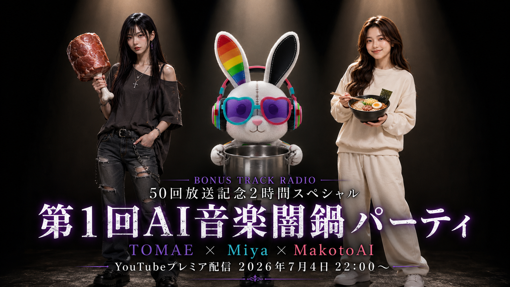 BONUS TRACK RADIO 50回放送記念２時間スペシャルを放送します