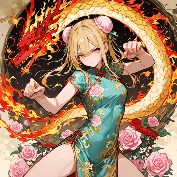 炸裂！長春花爆竹拳！