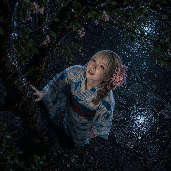 花散らすの雨　[西行・山家集]