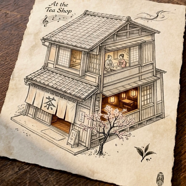 At the Tea Shop