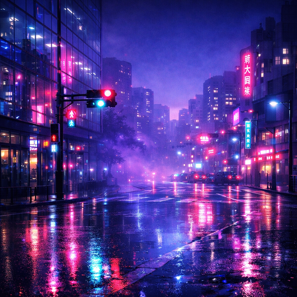 Between Neon and Light