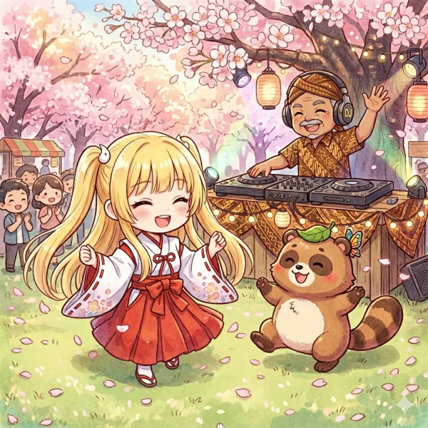Funky桜餅神楽舞